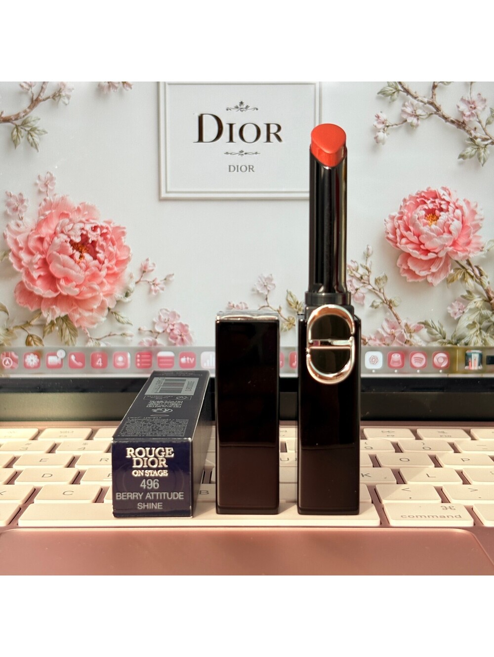 ROUGE DIOR ON STAGE LIPSTICK - 496 Berry Attitude Shine